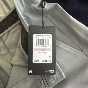 Men’s UA drive pant 32/34 BRAND NEW